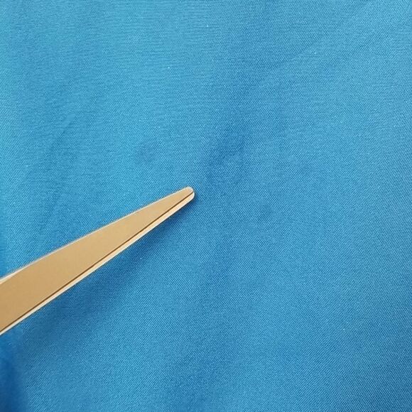 Adidas Jacket Women's Large Team Performance Full Zip Long Sleeve Blue White - Picture 2 of 7